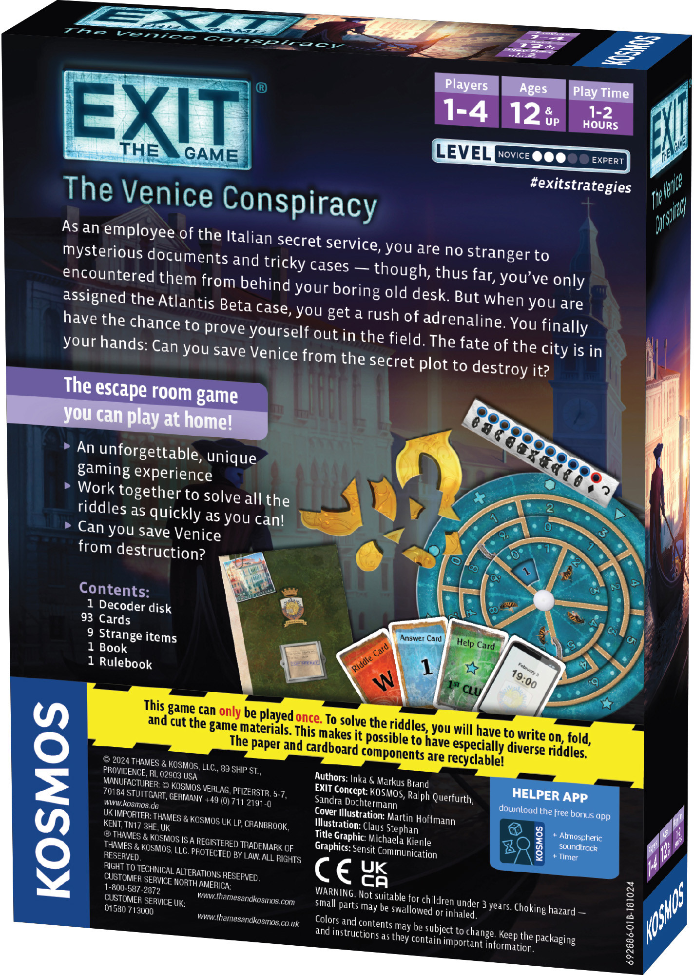 Exit the Game : Venice Conspiracy